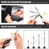 ▶ Juego de Destornilladores 145 en 1- Destornilladores de Precisión Extraíble Profesional Magnética Kit de Herramientas de Reparación para Teléfono/NS SWITCH/PS4/Consola de juegos/Electrónica etc.