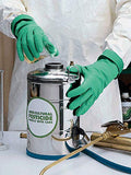▶ Guantes resistentes a los productos químicos de nitrilo sin forro, talla grande (12 pares), Verde claro, Large