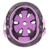 ▶ Casco Multi-Sport, Doble Certificado de Seguridad, Interior Extra acolchonado Unisex Adultos,Lila Grande