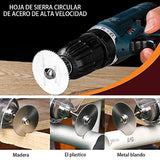 ▶ DREMEL - Paquete de 36 piezas HSS diamante hoja de sierra circular hoja de corte conjunto con 6 piezas Mandrels, discos de corte de resina, ruedas de corte de diamante, para dremel accesorios herramientas rotativas con 2 destornilladores