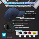 Paquete de 6 gorras de béisbol azul Lucent Path - Gorras de protección para la cabeza de sombrero duro de seguridad ligeras
