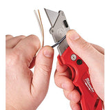 ▶ Milwaukee 48-22-1902 Fastback cuchillo multiusos y 48-22-1950 cuchillas multiusos con dispensador (50 cuchillas incluidas)