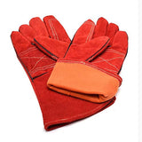 ▶ Guantes De Soldador, Guantes De Cuero For Soldadores Mecánicos, Protección Laboral, Soldadura A Alta Temperatura, Guantes De Aislamiento Extendido