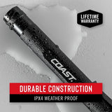 COASTG20 - Linterna LED Con Clip De Bolsillo Ajustable Y Brillo Uniforme