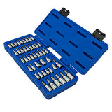 ▶ NEIKO Premium Master Combination Bit Socket Set | 45 Piece | SAE and MM | 1/4" and 3/8” Drive | Torx | Hex | External Torx | Screwdriver | S2 Steel Bits | Cr-V Steel Sockets