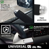 ▶ Bastón Antirrobo Automóvil Volante, Cerradura Seguridad, Martillo Emergencia, Disuasorio, Universal Coche Camión, Caravana Furgoneta, Bastón Carro, Seguro Volante, Candado Auto