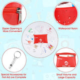 ▶ Botiquín de Primeros Auxilios de viaje, 87 piezas limpia, trata y protege la mayoría de las lesiones, listo para emergencias en casa, al aire libre, coche, camping, lugar de trabajo, senderismo.