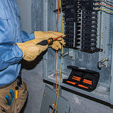 ▶ Juego de desarmadores intercambiables con aislamiento 8 en 1. Mango con aislamiento, 5 barras intercambiables con aislamiento y un estuche de transporte. - Mod. 32288