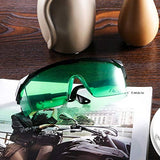 ▶ Licini Gafas de seguridad láser para violeta/azul 200-450/800-2000nm Absorción Gafas protectoras redondas Gafas protectoras láser Gafas
