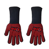 ▶ Guantes ignífugos  Guantes De Horno Resistentes Al Calor Horno De Cocina para Hornear Aislamiento Térmico Guantes Ignífugos De Silicona Antideslizantes Resistentes A Altas Temperaturas