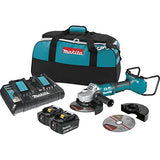 ▶ MAKITA Amoladora angular inalámbrica con 2 baterías