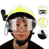 ▶Casco de casco duro para rescate de emergencia, equipo de protección personal, faro y gafas con faro