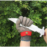 PRICEXES Guantes De Alambre De Acero Guantes Anti-Corte De Malla, Guantes Anti-Corte De Cocina, Protección De Mano De Obra Oyster Metal Gloves (Size : 1pcs/M)