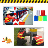 Walfront Cinta de Advertencia Roja de 3 M / 118 Pulgadas, Cinta de Advertencia de Seguridad para Pisos, Cinta de Rayas de Seguridad de Advertencia de Peligro para Equipos, Pisos, Paredes, Tuberías