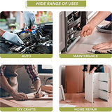 ▶ Juego de Herramientas Manuales Portátiles para el Hogar MCSWSEE Kit de Herramientas, Caja de Herramientas 132 en 1, , con Caja de Herramientas de Plástico para Reparaciones Diarias, Ddecuado para Uso MCSWSEE