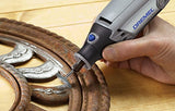 ▶ DREMEL - Kit de Perforadora de Velocidad Variable de 120 Voltios con un Acoplamiento y 25 Accesorios