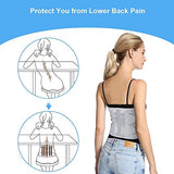 ▶ Cinturón de protección Lumbar para hombres y mujeres (gris-l Talla)