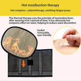 ▶ Cinturón de protección Lumbar  Cinturón de Cintura cálido para Proteger la Columna Lumbar para la Salud de Las Mujeres y los Hombres para Mantener el Calor(M)