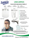 Sablon 2 Pack Careta Protectora Facial Completa Transparente
