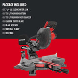 ▶ CRAFTSMAN Kit de sierra circular de corte deslizante de 7-1/4 pulgadas, inalámbrico (CMCS714M1) CRAFTSMAN V20 -
