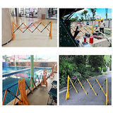 ▶ Puerta De Seguridad Plegable, Valla De Tráfico En Expansión, Barricada De Plástico Industrial, Control De La Multitud, Adecuado para Hospitales, Depósitos, Garajes