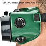 Gafas de soldadura de doble capa, seguridad de soldadura ajustable Protección de los ojos Gafas soldadoras Gafas protectoras de seguridad