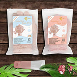 EvridWear - Guantes de algodón con pantalla táctil para spa, eccema, manos secas, cuidado de las manos, hidratación de día y noche, 3 tamaños en pluma o peso ligero (6 pares S/M, peso de pluma)