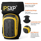 IPSXP Rodilleras para el trabajo, rodilleras profesionales con cojín de gel resistente y correas antideslizantes perfectas para proteger tus rodillas.