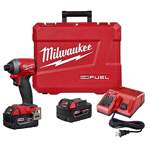 Taladro de impacto Milwaukee 2853-22 M18 - Kit de destornillador de impacto hexagonal de 1/4 pulgadas