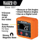 ▶ KLEIN TOOLS Nivel Digital e inclinómetro, mide o fija ángulos, verifica ángulos relativos con función de cero calibración, o se puede usar como nivel digital. - 935DAG Klein Tools