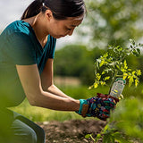 ▶ Guantes de jardinería  de trabajo Hi-Dexterity para mujer, de cuero sintético, para jardinería, pequeño, (Wells Lamont 7731)