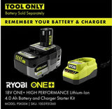 ▶ RYOBI  One+18V Amoladora angular de 4-1/2"
