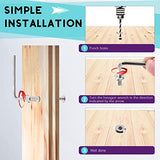 🔩 Swpeet Juego de 25 tornillos de encuadernación chapados en níquel M6 x 16 mm, tuercas hexagonales, kit surtido de tuercas de barril con 1 llave Allen, poste de tornillo para muebles, cinturón avellanado