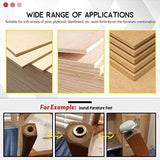 💢  Hilitchi 90Pcs Furniture Screw in Nut Threaded Wood Inserts Bolt Fastener Connector Hex Socket Drive Insert Nuts for Wood Furniture with Bonus Hex Spanner (5/16"-18)