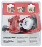 ▶ MILWAUKEE Polycarbonate 1-3 / 8 - 1-3 / 4 Kit de Instalación de Cerradura de Puerta y Cerrojo con Sierra de Orificio Incluida, Guía de Centrado Automático y Abrazadera Antideslizante (Taladro / Destornillador No Incluido)