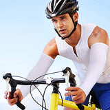 ORUMLIO Mangas del Brazo Unisex Solar Protección, 4 Pares Mangas de protección UV para Conducir Ciclismo Baloncesto Corre Golf Jardinería