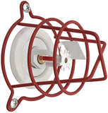 ▶ Paquete de 6 protectores de cabeza de aspersor contra incendios para cabezal de fuego de 1/2 pulgadas y 3/4 pulgadas para proteger el montaje empotrado y la pared lateral y la cabeza colgante semiempotrada, rojo