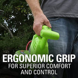 ▶  Greenworks Soplador de 2 velocidades de 9 amperios (170 CFM/180 mph) 2401502