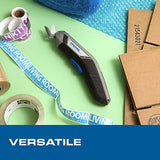 ▶ DREMEL - Tijeras eléctricas inalámbricas recargables USB de 4 V con dos accesorios de cuchilla, cable USB y bloque de alimentación, ideal para cortar tela, cartón y material de papel