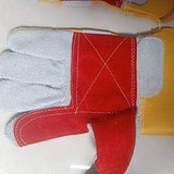 ▶ Guantes Soldador , Guantes Gruesos prácticos, Guantes Resistentes al Desgaste Resistentes al Corte, Soldador Guantes de Trabajo de construcción