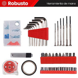 Caja de Herramientas,Kit de Herramientas de Mano Atornillado,Taladrado,Impacto, Adecuada para La Reconstrucción Del Hogar, La Decoración, La Jardinería y La Reparación de Automóviles,112 Piezas