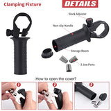 💢 Hilitchi Kit de adaptador profesional de pistola de remache con 210 remaches surtidos de aluminio M3 M4 M5, 4 pernos de boquilla a juego, llave y accesorio de sujeción para taladro inalámbrico, trabajo de chapa metálica