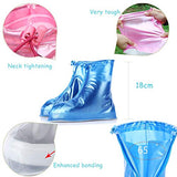 ▶ Fundas protectoras impermeables reutilizables y antideslizantes para zapatos de nieve y lluvia, resistentes al agua