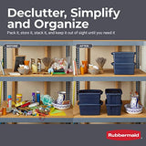Rubbermaid Roughneck - Bolsas de almacenamiento de 3 galones, contenedores apilables duraderos, ideales para artículos fuera de temporada, pequeñas necesidades de almacenamiento y más, paquete de 6
