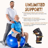 ▶ Rodillera con almohadilla de gel  para hombres y mujeres con almohadillas de gel para rótula y estabilizadores laterales, soporte de rodilla para entrenamiento, correr, levantamiento de pesas, para alivio del dolor de articulaciones de art