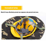 ▶ Casco de Seguridad Industrial, Casco de construcción rígido, arnés de 6 Puntos, Casco de Protección, Casco de Trabajo Casco