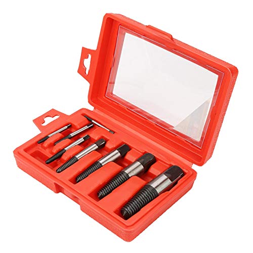 Extractor de tornillos 8 Unidades Juego Extractor de tornillos y pernos pelados Quita fácilmente los tornillos pelados dañados rotos