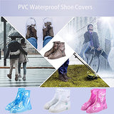 ▶ Fundas protectoras impermeables reutilizables y antideslizantes para zapatos de nieve y lluvia, resistentes al agua