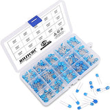 ▶ Hilitchi Kit surtido de condensadores de cerámica DIP de alto voltaje de 1 KV / 100 pF a 10000 pF – [375 piezas 15 valores]