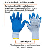 ▶ Guantes para jardinero, cubiertos de látex, puño tejido, G